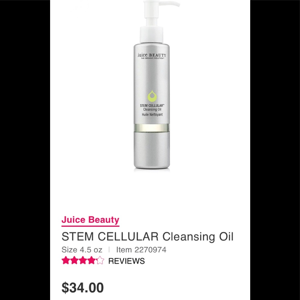 Juice Beauty Stem Cellular Cleansing Oil